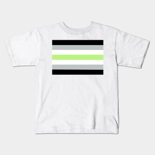 Agender Pride Flag Kids T-Shirt